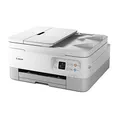 Canon PIXMA TS7451 Farbtintenstrahldrucker Multifunktionsdrucker DIN A4 (Scanner, Kopierer, Fotodrucker, OLED, 4.800 x 1.200 DPI, USB, WLAN, Print App, Duplexdruck, 2 Papierzuführungen), weiß