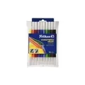 PELIKAN Faserschreiber Colorella duo mit 2 Spitzen Strichbreiten ca. 1 mm und 2 mm 10 Stifte im Etui farbig sortiert (00973172)