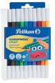 Pelikan 973172 Doppelfasermaler Colorella® duo C 407, sortiert, Packung mit 10 S