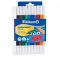 DOPPELTE FASERMALER PELIKAN DUO Colorella 10 Stück Filzstifte, ab 4 Jahren