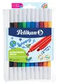10 Pelikan Doppel-Fasermaler colorella duo, 10er Etui