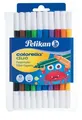Pelikan Filzstifte Colorella® Duo 10 Farben Filzer Doppelmaler Dick & Dünn