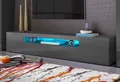 INOSIGN Lowboard Egypt, Breite 200 cm, anthrazit Hochglanz