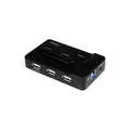 StarTech.com 6 Port USB3.0 / 2,0 Hub mit 2A Ladeanschluss - 2x USB3.0 und 4x USB2.0 - Hub - 2 x SuperSpeed USB3.0 + 4 x USB2.0 - Desktop (ST7320USBC)