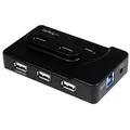StarTech.com 6 Port USB 3.0 / 2.0 Hub mit 2A Ladeanschluss