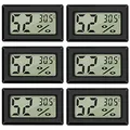 Thlevel Mini Digital Thermometer Temperatur Luftfeuchtigkeitmessgerät Hygrometer für Gewächshaus Wohnzimmer