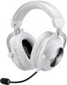 Logitech PRO X Gaming Headset ohrumschließend LIGHTSPEED kabellos Geräuschisolierung weiß (981-001269)