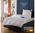 Excellent Gänsedaunenbettdecke Davos, Bettdecken für Sommer und Winter, Decke, Füllung: 100% Gänsedaunen, Bezug: 100% Baumwolle, Bettdecke 135x200 cm, 155x220cm und weitere Größen, Made in Germany