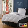 Gänsedaunenbettdecke EXCELLENT "Davos, Bettdecken für Sommer und Winter, Decke", weiß, B:135cm L:200cm, Bezug: 100% Baumwolle. Füllung: 100% Gänsedaunen, Bettdecken, Bettdecke 135x200 cm, 155x220cm und weitere Größen, Made in Germany