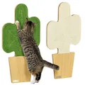 Kratzmatte Katze, 2er Set Katzenkratzbretter, Katzen Kratzbrett aus Juteseil