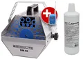 Showlite BM-60 Seifenblasenmaschine 60W mit Funk Fernbedienung und 1L Eurolite UV-Fluid rot (0,6l Tank, 2-3 Stunden Laufzeit bei vollem Tank, Party Effekt, Disco Bubbles)