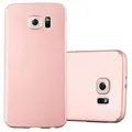 Cadorabo Hülle für Samsung Galaxy S6 Schutzhülle in Rosa Hard Case Handy Hülle Etui