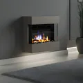Noble Flame LIMA - Elektrokamin Wandkamin Kaminofen Kamin - Wa (FKD-0497.SGR.SS)