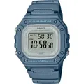 Casio W-218HC-2AVEF Uni-Armbanduhr, Kunststoff-Gehäuse - Blau