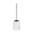WENKO Flora WC-Garnitur 22634100 , Weiß mit zartem Blümchen-Relief