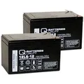 Ersatzakku für Brandmeldezentrale Minimax FMZ 5000 mod S 2 x AGM Batterie 12V 12...