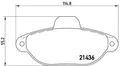 Bremsbeläge vorne BREMBO P 23 096