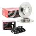BREMBO Bremsscheiben & Bremsbeläge Vorderachse Für FIAT Panda 1.2 & LANCIA Y