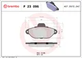 BREMBO P 23 096 Bremsbelagsatz, Scheibenbremse für FIAT,LANCIA,ZASTAVA