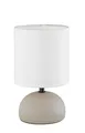 Tischleuchte LUCI von REALITY Leuchten R50351025 Weiß / Hellbraun