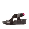 Art Damen 1944 I Imagine Keilsandale, schwarz (Total Black), 38 EU