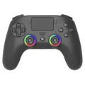Subsonic - Kabelloser Controller für PS4 / Playstation 4 - Bluetooth-Controller mit LED, Vibration und Gaming-Headset-Anschluss – Schwarz [playstation_4]