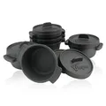 BBQ-Toro Mini Dutch Oven Set | Gusseisen Serviertöpfe (6 Stück) | Guss Minitopf