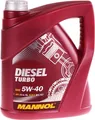 Mannol Diesel Turbo 5W-40 5 Liter Kanne Reifen