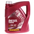 5 LITER MANNOL 5W-40 DIESEL TURBO MOTORÖL 502.00 505.00 ACEA B4 A3 API 5W40