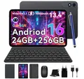 TABWEE T60Pro 13.4" Android 16 mit Tastatur/Maus/Stift/Kopfhörer 10000mAh Tablet (13.4", 256 GB, Android16, 10000 mAh, Android 16, Gemini AI, mit Zubehör, Kabel-Headset)