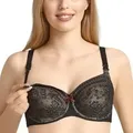 Anita BH Fleur Underwire Nursing Bra Schwarz Polyamid G 65 Damen