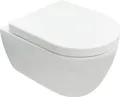 NEG Hänge-WC Uno11RL/RK, randlose spritzfreie Spülung, Softclose WC-Sitz, nano-versiegelt  WC-Modell: Uno11RK (48,5 cm) Standard-Deckel
