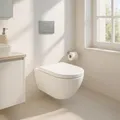 NEG Design Hänge-WC Uno11RK (48,5 cm) randlos & spritzfrei, verdeckte Montage mit Nano-Versiegelung inkl. abnehmbarem Soft-Close WC-Sitz