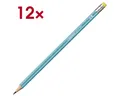 STABILO Bleistift pencil 160, (12-tlg), HB (mittelweich), mit Radiergummi, Sechskant