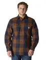 Carhartt Herrenhemd, lockere Passform, schweres Flanell, langärmelig, kariert, Rote Ente, L