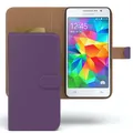 Tasche für Samsung Galaxy Grand Prime Case Wallet Schutz Hülle Cover Lila