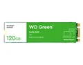 WD Green SATA SSD interne SSD 120 GB (M.2 2280 Modul für den Einsatz in Laptops und Desktop PCs, SLC-Caching-Technologie, Stoßfest, WD F.I.T. Lab™-zertifiziert) grün