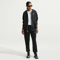 NIKE W NSW PHNX FLC MR PANT STD BLACK/WHITE, BLACK/WHITE, S