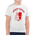 Shirtracer T-Shirt Original Döner Kebab Logo I Döner Kebap I Döner Geschenke (1-tlg) Karneval & Fasching weiß 152 (12-13J)