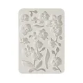 Stamperia - Silicone Mould A5 for Scrapbooking, Bullet Journals and More, Non-Stick Surface, Suitable for Air-Dry Clay, Resin and More, Perfect for Crafts and Gifting (Orchids and Cats - Orchids)