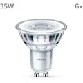 Philips Spot 35W PAR16 GU10 x6, 3,5 W, 35 W, GU10, 275 lm, 15000 h, Kaltweiße