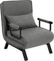 Woltu Schlafsofa, 1 Teile, Schlafsessel 3 in 1, mit Bettfunktion, Sofabett Gästebett