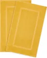 HAMMETEX Badematte Hotelmatte, Duschvorleger, Höhe 5 mm, rutschhemmend beschichtet, beidseitig nutzbar, Baumwolle, rechteckig, 2-teiliges Set, einfarbig, 100% Baumwolle