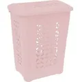 "keeeper Wäschebox \"per\", mit Deckel, 60 Liter, nordic-pink"