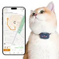 Pawfit Tracker GPS Lite für Katzen 4G | Echtzeit-Verfolgung | Aktivitätsverfolgung | Standortverlauf | Unbegrenzte Reichweite | Inklusive Sicherheitshalsband | Anthrazitgrau