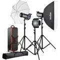 Godox QS400II-D - Studio flash kit (3xQS400II & accessories) (Set, 400 Ws) (QS400II-D)