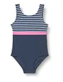 Playshoes UV-Schutz Badeanzug Mädchen Schwimmanzug Badebekleidung, Ringel, 158/164