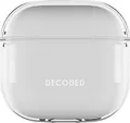 Decoded, Stoßfeste Silikonhülle für AirPods 4 mit LED-Anzeige, Transparent
