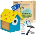 ITA Nistkasten Nistkasten DIY Bastelset zum Zusammenbauen und Bemalen, Bausatz zum Bauen und Malen für Kinder Bastelset für Jungen & Mädchen bunt Vogelhaus Flyway