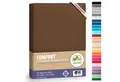 leevitex® Spannbettlaken Topperbezug Premium 170, Gummizug: Rundum-Gummizug, schwer und blickdicht, 100% Baumwolle, für Topper